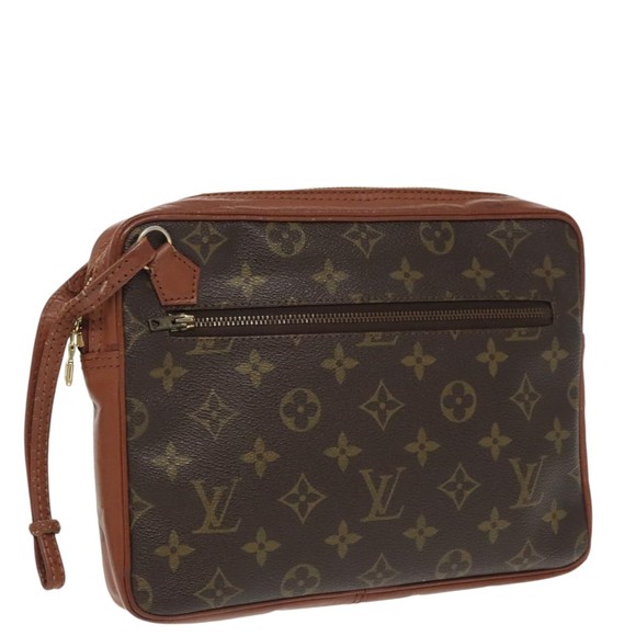 LOUIS VUITTON Monogram Pochette Sports Clutch Bag No.183 LV Auth 99003 - Picture 1 of 16